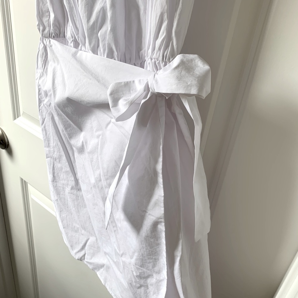 SALE! ⭐️ Lovers and friends white Cotton mini dress ruffled - Picture 4 of 10